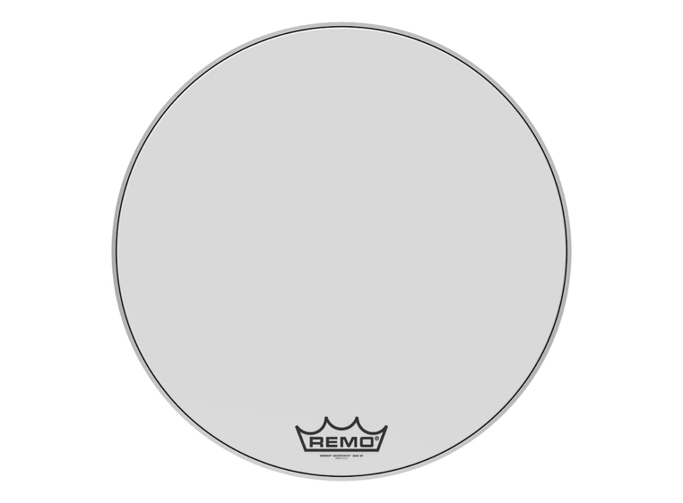 Remo BB-1228-MP- Emperor Smooth White Crimplock Bass Drumhead, 28" 