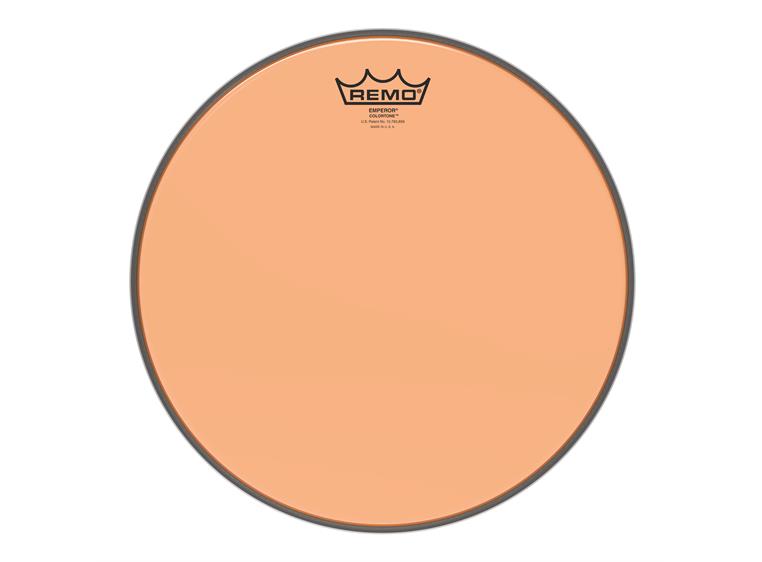 Remo BE-0313-CT-OG Emperor Colortone Orange Drumhead, 13"
