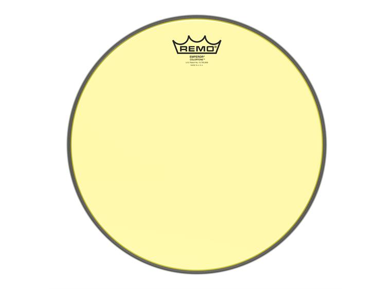 Remo BE-0313-CT-YE Emperor Colortone Yellow Drumhead, 13"