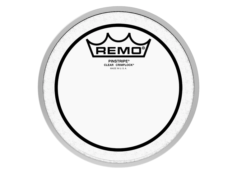 Remo PS-0306-MP- Pinstripe Clear Crimplock Tenor Drumhead, 6" 