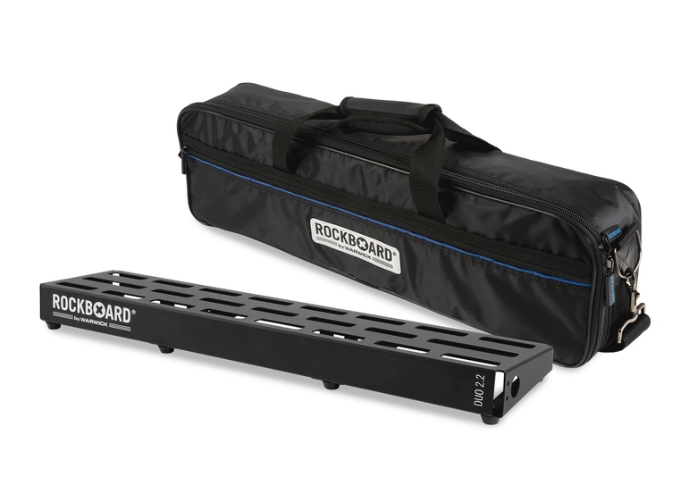 RockBoard DUO 2.2, Pedalboard with Gig Bag 
