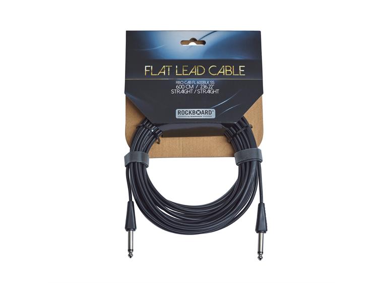 RockBoard Flat Instrument Cable, 600 cm Straight / Straight