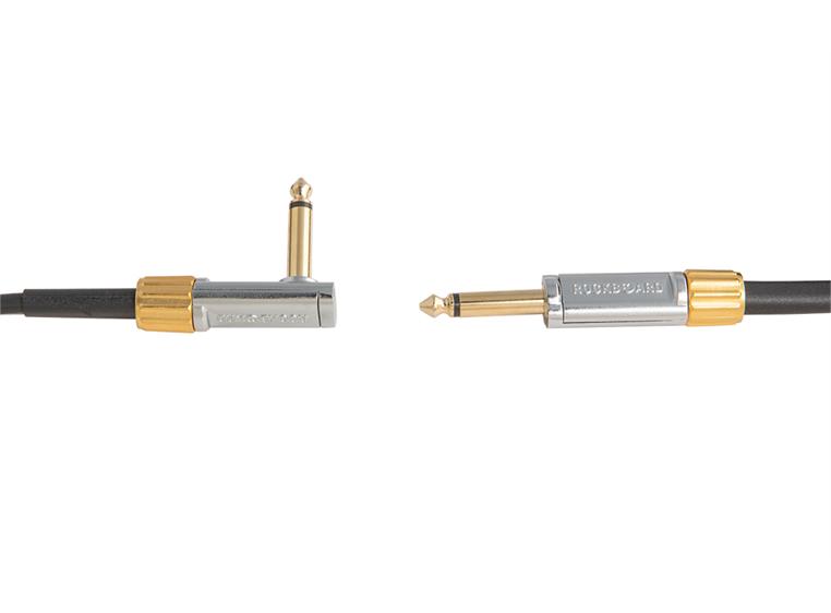 RockBoard Flat Instrument Cable, 600 cm Straight / Angled, Premium Series