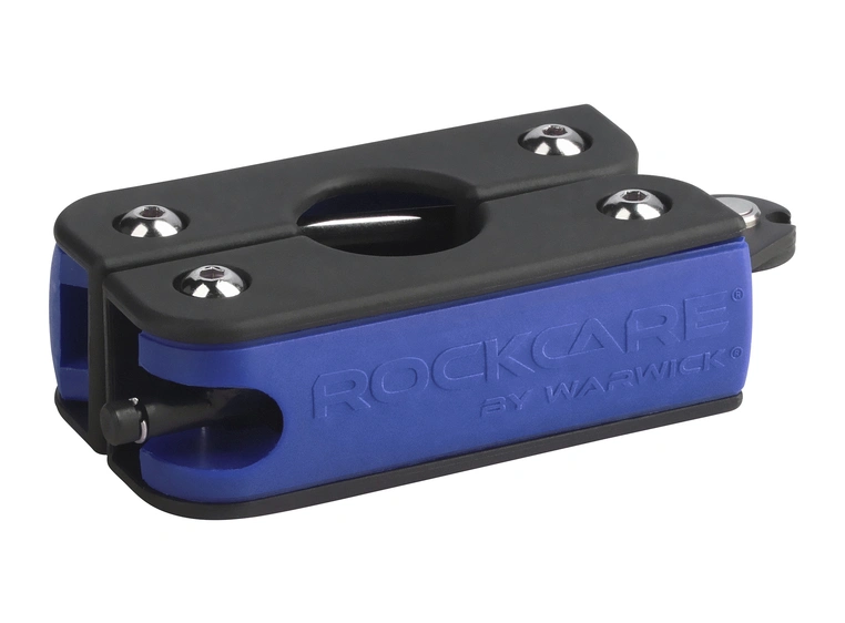 RockCare MultiTool (Inch / Blue) 13-In-1 Set with String Winder for Guitar & Bass 