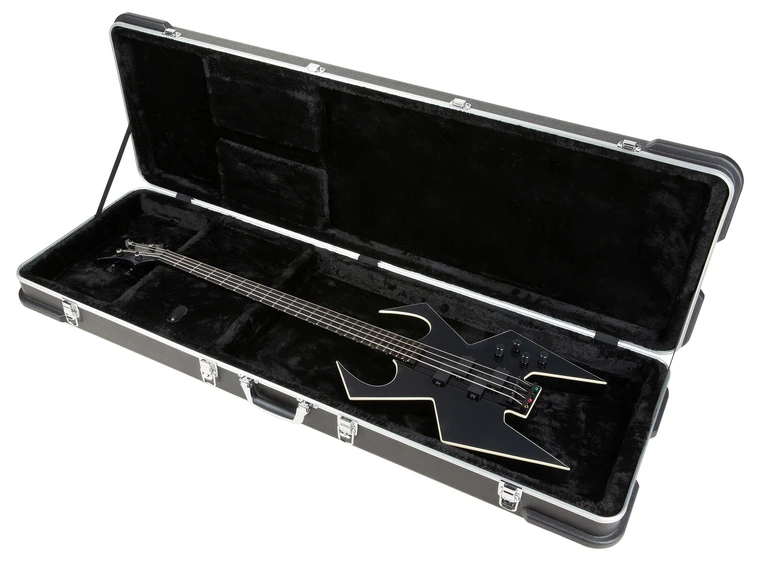 RockCase Electric Bass ABS Case Rectangular - Black, Premium Line 