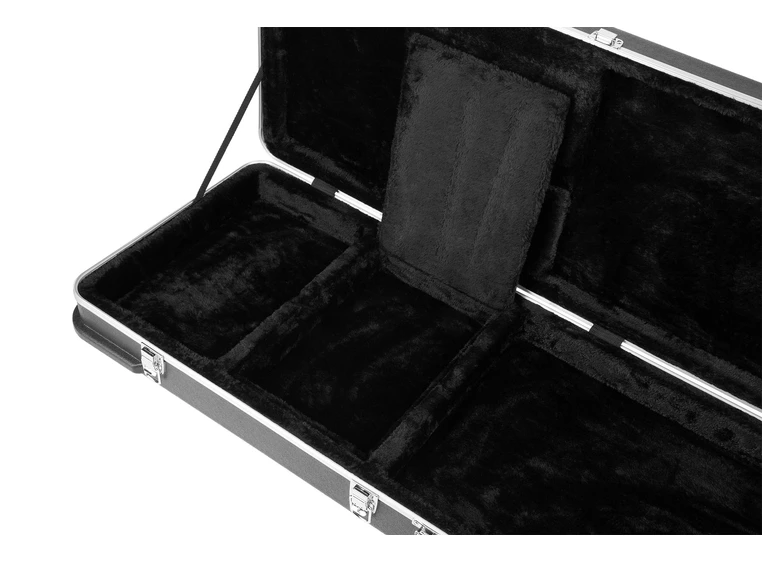RockCase Electric Bass ABS Case Rectangular - Black, Premium Line 