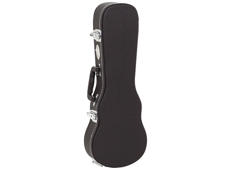 RockCase Ukulele Hardshell Case (Soprano), Curved - Black 