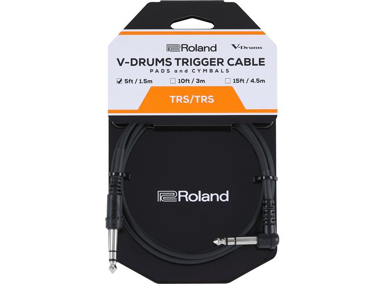 Roland PCS-5-TRA V-Drums trigger kabel 5ft./1.5m. rett/vinkel