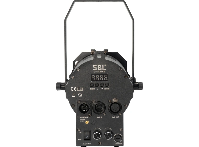 SBL Mini 50TW Fresnell, sort 2 x 50W, 2700 - 6500K, CRI 95, 5-pin XLR 