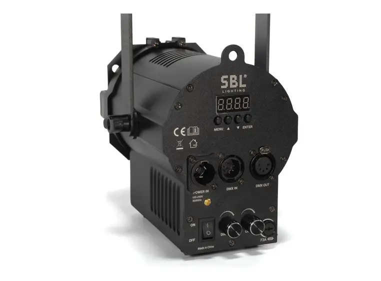 SBL Mini 50TW Fresnell, sort 2 x 50W, 2700 - 6500K, CRI 95, 5-pin XLR 