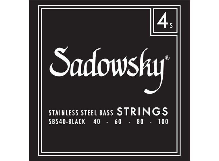Sadowsky Black Label Bass String Set (040-100) Stainless Steel - 4-String