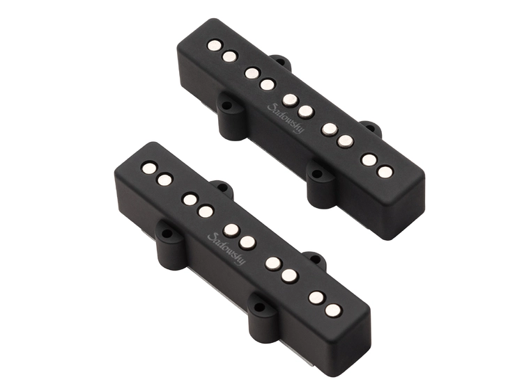 Sadowsky J/J-Style Bass Pickup Set AlnicoV/AlnicoIII,NC,SplitCoil,5Str.B+N 
