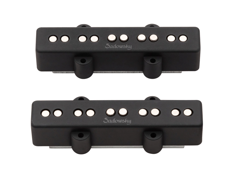 Sadowsky J/J-Style Bass Pickup Set AlnicoV/AlnicoIII,NC,SplitCoil,5Str.B+N 