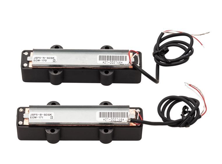 Sadowsky J/J-Style Bass Pickup Set AlnicoV/AlnicoIII,NC,SplitCoil,5Str.B+N 