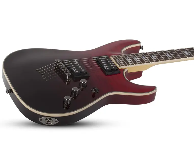 Schecter Omen Extreme-6 Blood Burst Black/Red Fade 