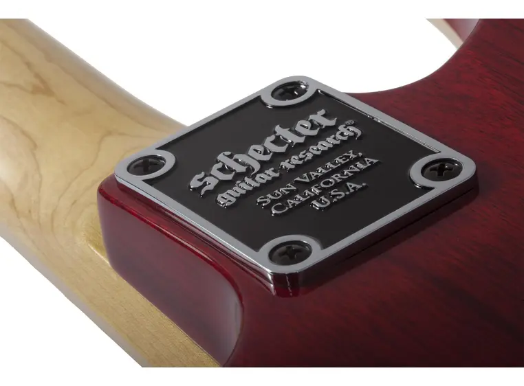 Schecter Omen Extreme-6 Blood Burst Black/Red Fade 