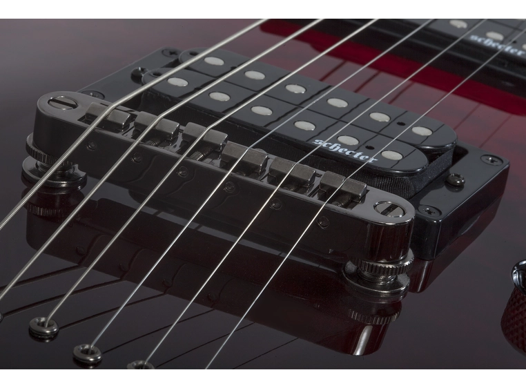 Schecter Omen Extreme-6 Blood Burst Black/Red Fade 