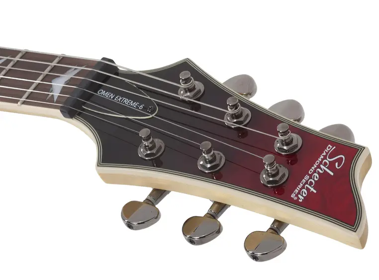 Schecter Omen Extreme-6 Blood Burst Black/Red Fade 