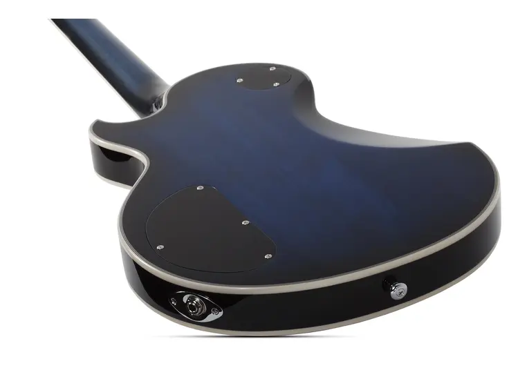 Schecter SOLO-II Supreme STBB See-Thru Blue Burst 