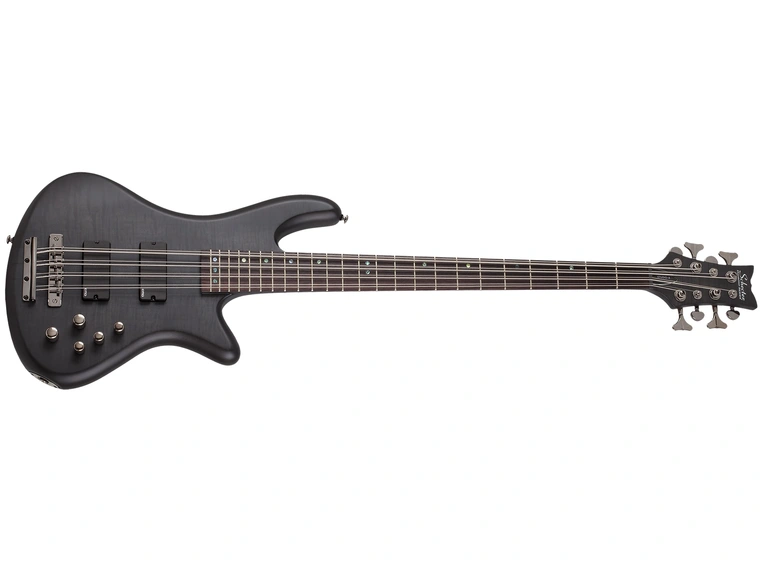 Schecter Stiletto Studio-8 See-Thru Black Satin (STBLS) 