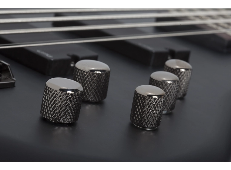 Schecter Stiletto Studio-8 See-Thru Black Satin (STBLS) 