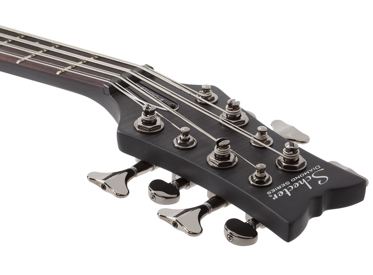 Schecter Stiletto Studio-8 See-Thru Black Satin (STBLS) 