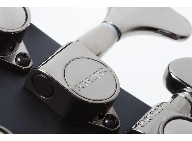 Schecter Stiletto Studio-8 See-Thru Black Satin (STBLS) 