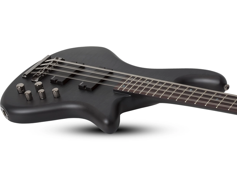 Schecter Stiletto Studio-8 See-Thru Black Satin (STBLS) 