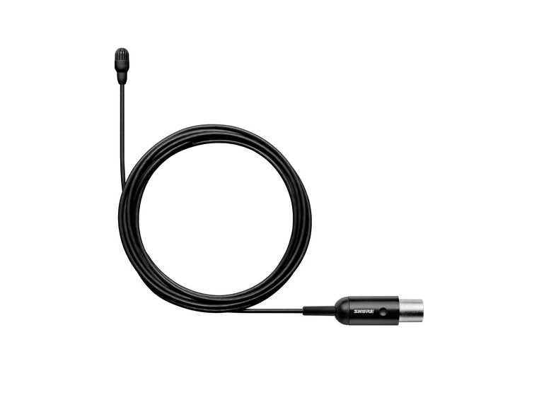 Shure TL46 Lav Omni Natural High-sen 1.6mm Cab MTQG Black 