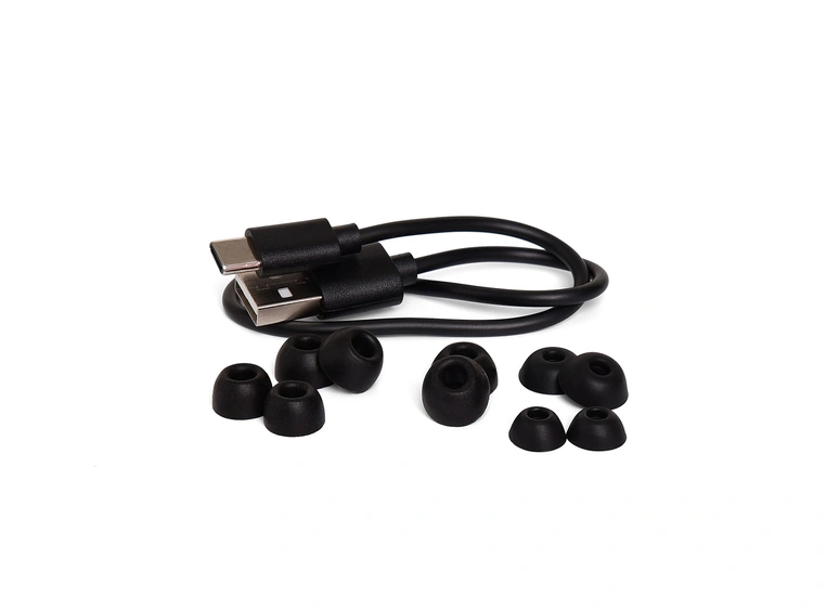 Soho W1 Trådløse øreplugger med innebygd powerbank - Bass Black 