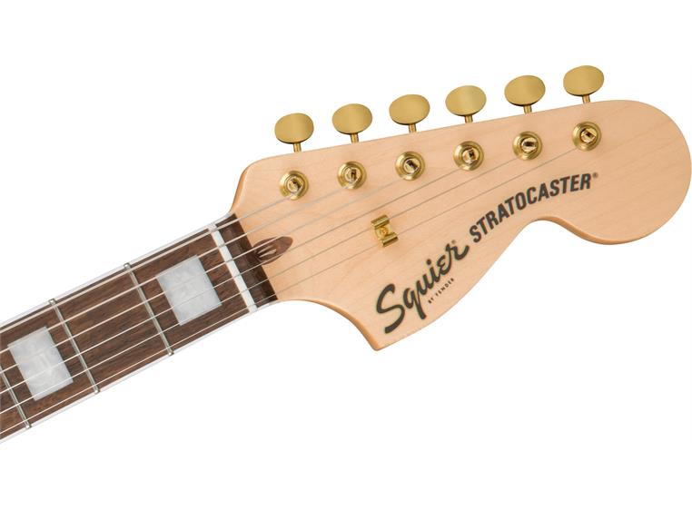 Squier 40th Ann Stratocaster Gold Edition, Sienna Sunburst