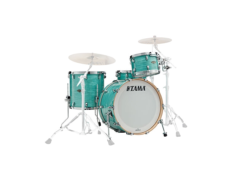 Tama WBR32RZS-SGS SC Walnut/Birch 3-del shell kit (12,16,22), Surf Green Silk 