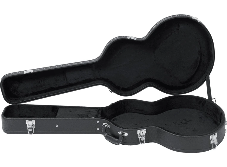 Tobago SJ5 Slim jazz, arched top case covered with black PVC, black velvet 