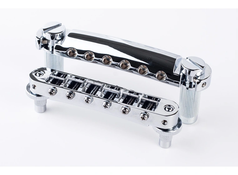 TonePros LPM04 C - Standard Tune-O-Matic Bridge and Tailpiece Set - Chrome 