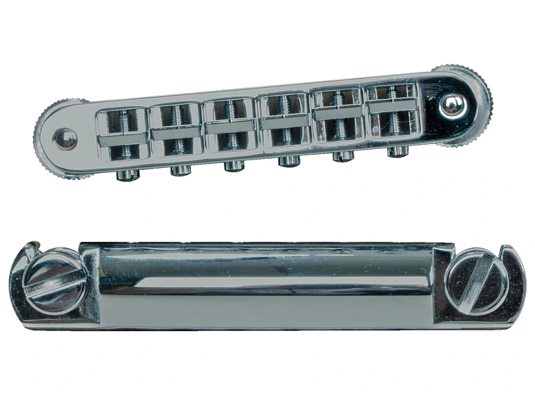 TonePros LPM04 C - Standard Tune-O-Matic Bridge and Tailpiece Set - Chrome 