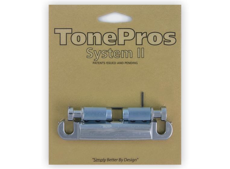 TonePros T1Z C - Metric Tailpiece (Locking Stop Bar) - Chrome