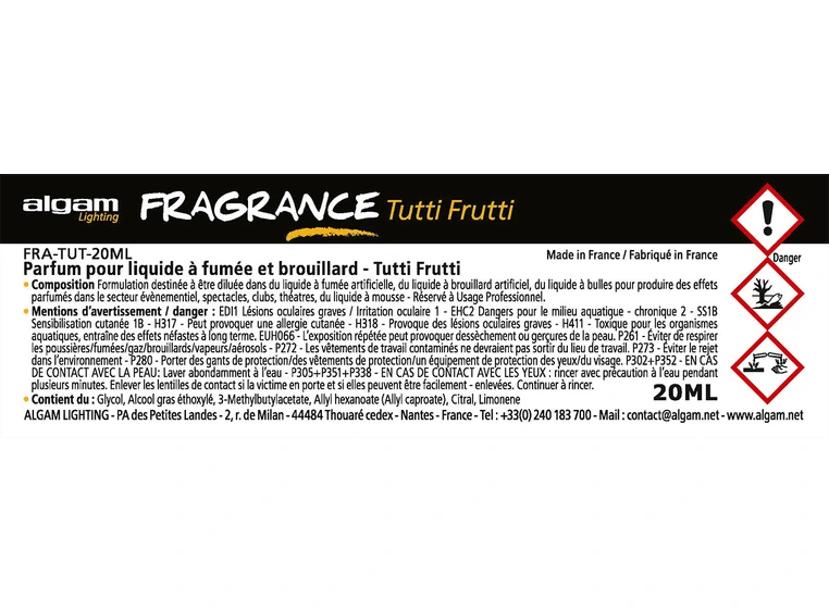 Algam Lighting 20 ML fragr tutti frutti FRA-TUT-20ML 