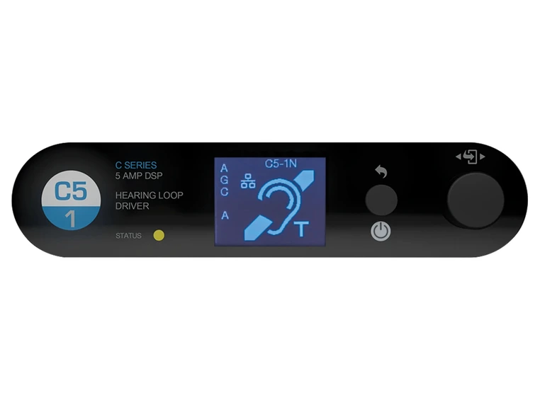 Ampetronic C5-1 Teleslynge forsterker 5A output, 1kanal 