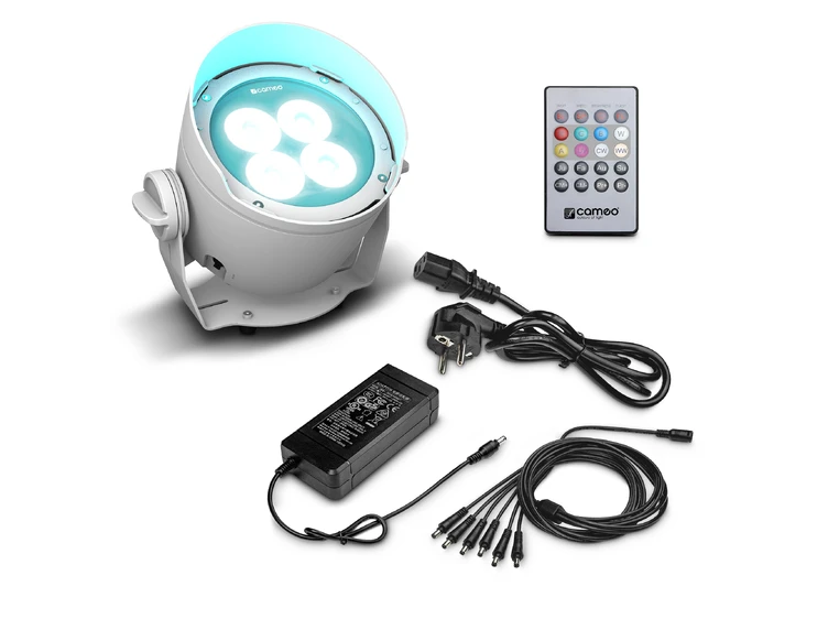 Cameo DROP B4 SET Outdoor Uplight Battery-Powered incl. Power Supply 