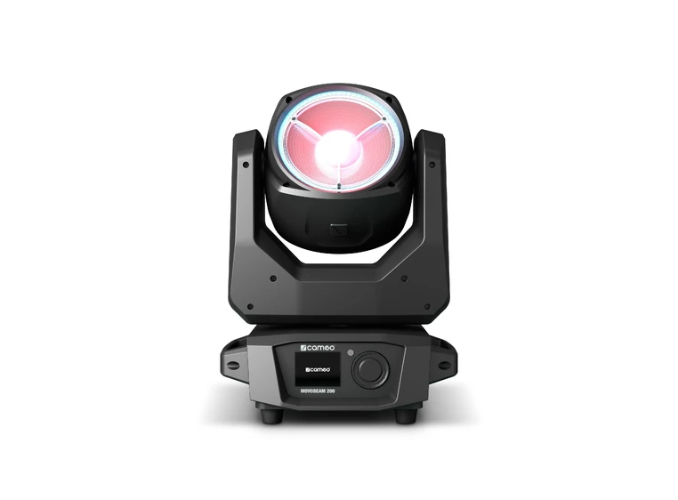 Cameo MOVO BEAM 200 - Endless Rotation Beam Moving Head with LED Ring 