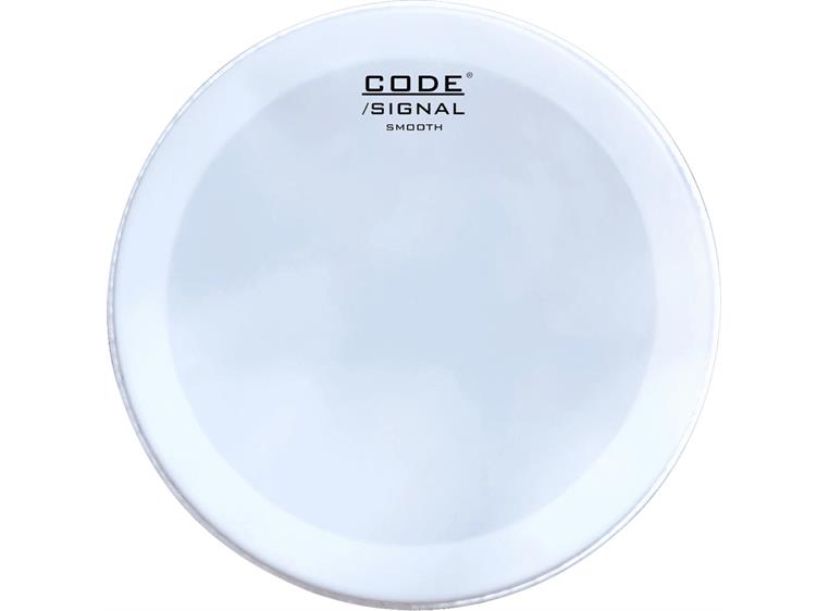 Code Drumheads BSIGSM22 Signal series 22" smooth white kick drum head