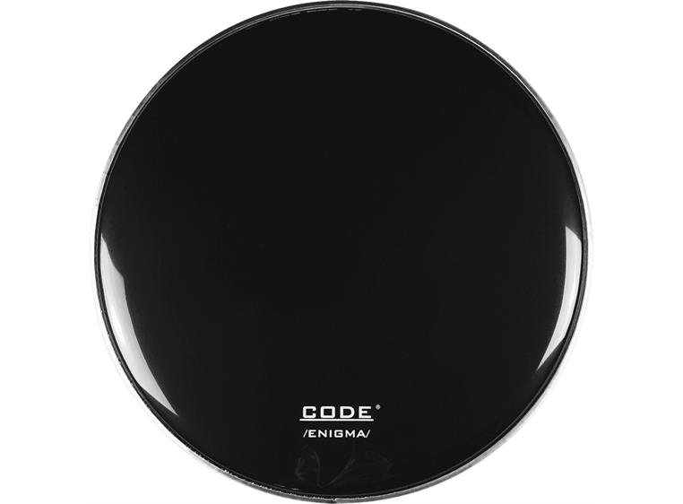 Code Drumheads EBLR16 Enigma series 16" Black reso kick drum head