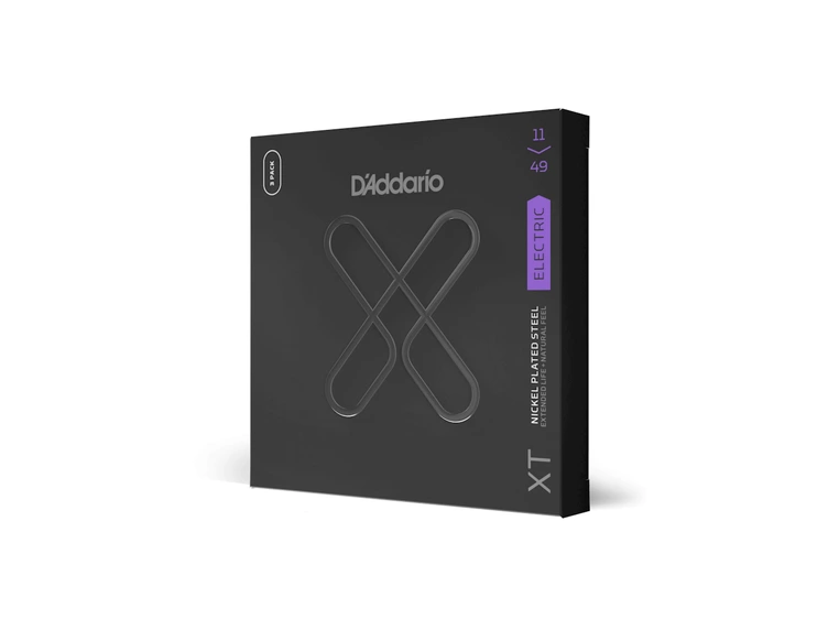 D'Addario XTE1149-3P Strengesett Elgitar (011-049) XT Coated, 3-pack 