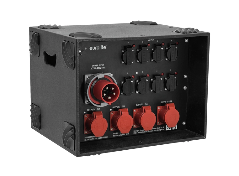 EUROLITE SBM-63B strømdistribusjon 63A 