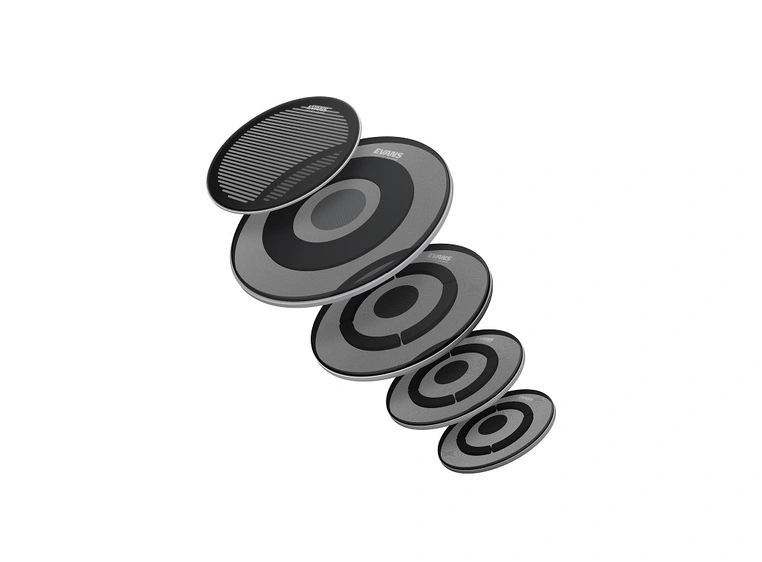 EVANS ECPPB-DB1-R DB ONE, kompl. Rock heads + Cymbal-set, 14,16,18,20 