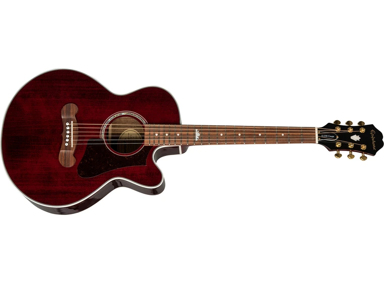 Epiphone J-200 EC Studio Parlor Wine Red (EJ-200SCE Coupe) 
