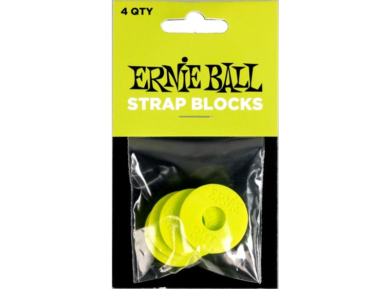 Ernie Ball EB-5622 Strap Blocks Grønn, 4 pc