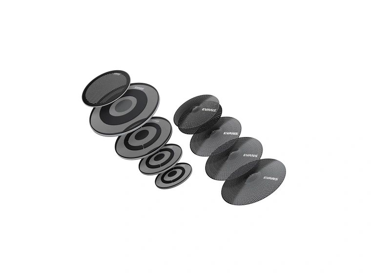 Evans ECPPB-DB1-R DB ONE, kompl. Rock heads + Cymbal-set, 14,16,18,20 