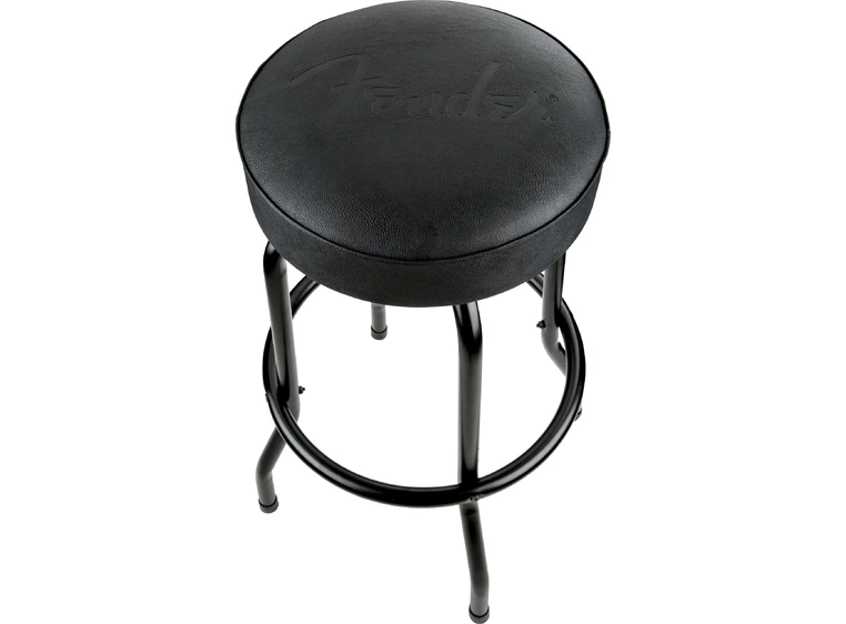 Fender Embossed Black Logo Barstool Black/Black, 30" 