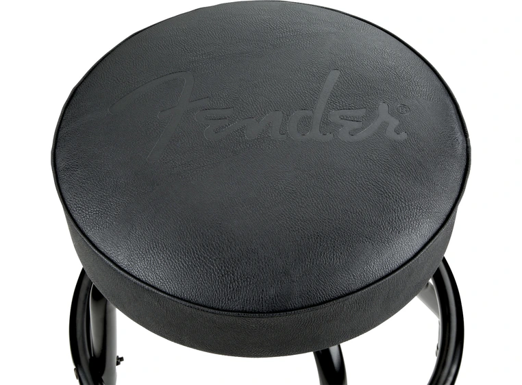 Fender Embossed Black Logo Barstool Black/Black, 30" 